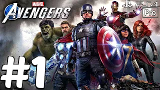 MARVEL'S AVENGERS - Gameplay Walkthrough Part 1 - FULL BETA (PS4 PRO) No Commentary