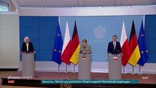 Deutsch-polnische Regierungskonsultationen: Angela Merkel und Mateusz Morawiecki am 02.11.18