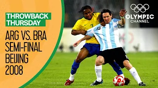 Argentina vs Brazil - Highlights | Men's Football Beijing 2008 | Throwback Thursday