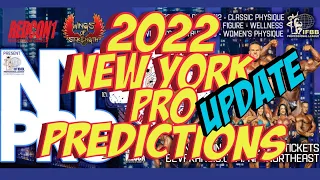 2022 IFBB New York Pro Predictions *UPDATE*