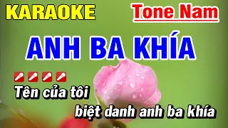 Anh Ba Khía Karaoke Nhạc Sống Tone Nam Mới | Hoài Phong Organ