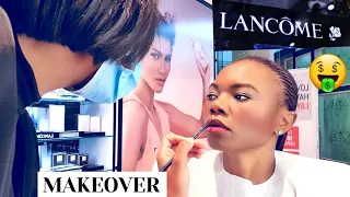 GETTING MY MAKEUP DONE AT A  LANCOME COUNTER - Ep 1 One Brand Counter Makeover