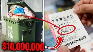 Top 10 LUCKIEST Things FOUND IN THE TRASH!
