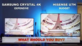 Samsung Crystal 4K vs Hisense U7H | Ultimate Comparison | What Should You Buy? | Punchi Man Tech