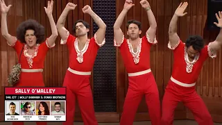 Molly Shannon & the Jonas Brothers Reprise Sally O’Malley on SNL