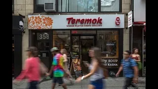 Ресторан российской сети «Теремок»  в Нью-Йорке