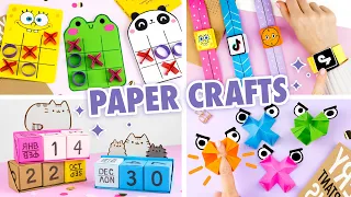 Origami Paper Calendar, Watch, Finger trap & Game | Paper Crafts ideas on holidays