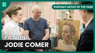 Jodie Comer Portrait Session - Portrait Artist of the Year - S05 EP8 - Art Documentary