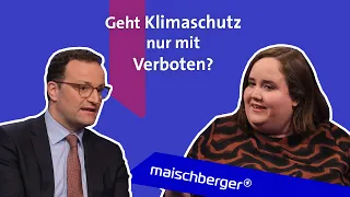 Ricarda Lang (Bündnis '90/Grüne) und Jens Spahn (CDU) im Gespräch I maischberger