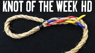 How to Eye Splice a Natural Fiber Rope - ITS Knot of the Week HD