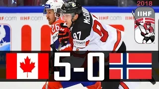 Canada vs Norway | 2018 IIHF Worlds Highlights | May. 10, 2018