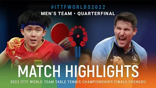 Highlights | Wang Chuqin (CHN) vs Kristian Karlsson (SWE) | MT QF | #ITTFWorlds2022