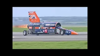 World’s Fastest Car – 1,000mph Bloodhound SSC – First Public Runs