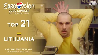 Eurovision 2021: National Selection 🇱🇹 Lithuania (Pabandom iš naujo 2021) - Top 21