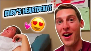 HEARING OUR BABY'S HEARTBEAT FOR THE FIRST TIME *Unexpected*