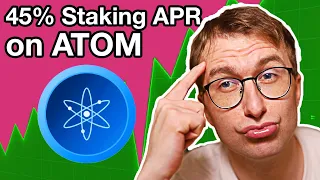 Earn 45% Staking Atom - Cosmos Ecosystem