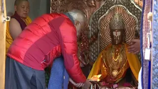 PM Modi Prays at Muktinath Temple In Nepal