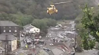 Boscastle Floods Footage from the BBC