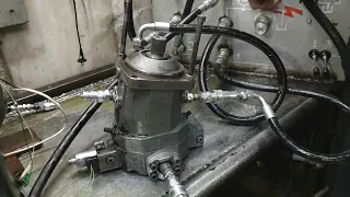 ГТС Испытания на стенде гидромотора/ Testing hydraulic pumps 162951