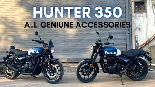 2023 Royal Enfield Hunter 350 - All Genuine Accessories !!