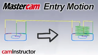 Fixing Failed Pocket Entry Motion in Mastercam