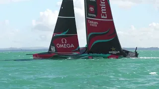 Cup Spy: Highlights - Emirates Team NZ- AC75 - Auckland - Day 2 - April 14, 2024