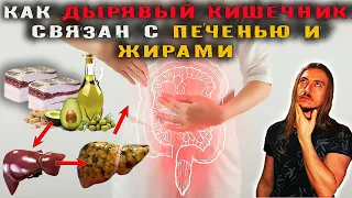 Как «дырявый кишечник» связан с печенью и жирами