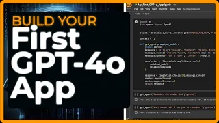 Your First GPT4o App with Context