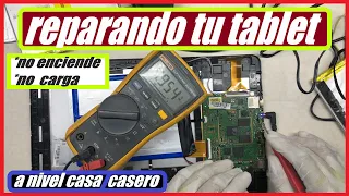 COMO REPARAR TABLETA NO ENCIENDE  NO PRENDE NO CARGA *reparar tablet android windows*