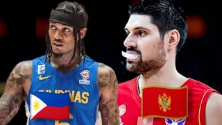 Philippines Vs Montenegro highlights Fiba world cup 2023 tuneup game