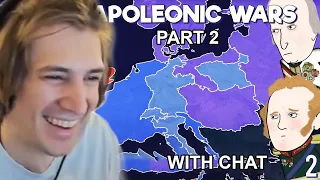 xQc react to The Napoleonic Wars - OverSimplified (Part 2)