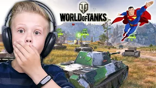 Меня Спасет Супермен ! Киберспортсмены Против Школьника в World of Tanks WOT AOneCool