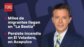 Miles de migrantes llegan en "La Bestia"  / Hora 21 con José Luis Arévalo - 25 de abril 2024