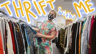 COME THRIFT WITH ME TAMPA || BEST thrifting day of 2021!! || HUGE 90s thrift haul and try on