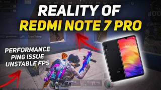 REALITY OF REDMI NOTE 7 PRO 🔱 SMOOTH + 60FPS PUBG / BGMI TEST 2024⚡