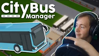 STARTING A BUS COMPANY!! (City Bus Manager #1 Live)