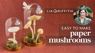 Easy to Make Paper Mushrooms