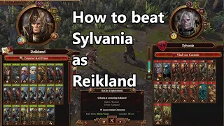 How to beat Sylvania as Reikland - Total War: Warhammer 3 Immortal Empires