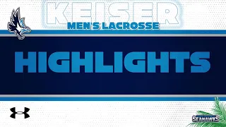 Keiser Men's Lacrosse AAC Championship Highlight Video