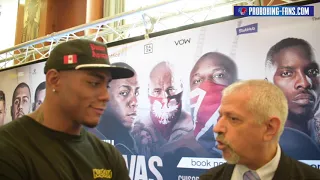 OSCAR RIVAS "I WILL SHOW YOU WHAT A COLOMBIAN HEAVYWEIGHT CAN DO"