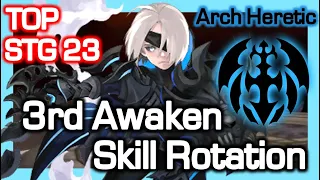 Arch Heretic 3rd Awaken STG 23 Skill Rotation / SawBlade 1820% (Rune+Jade) / Dragon Nest China