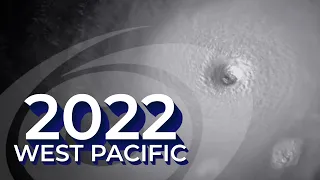 2022 Pacific Typhoon Season Animation