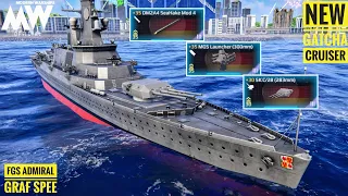 FGS Admiral Graf Spee - New Cruiser full review with gameplay - Modern Warships