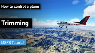 How to trim a plane | The poor man's autopilot | Microsoft Flight Simulator