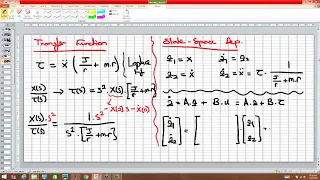 Sistem Modelleme Uygulamaları - Ders 21 - Ornek - Araç Tekerleği Modeli - Durum Uzay Modeli