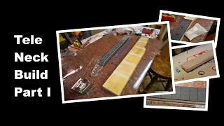 Building a Telecaster Tele guitar Neck - Part 1 - Luthier Build