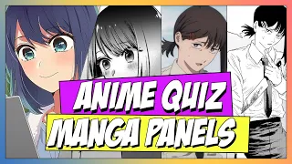 Anime Quiz Manga Panels Only - 40 Manga to Guess + Bonus