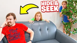 HIDE AND SEEK Last To Be Found WINS!!