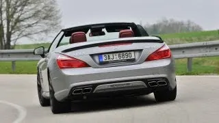 Mercedes SL 63 AMG 2013 - tiny driving moments from testing