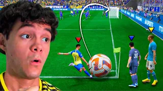 ¡MARCANDO GOLES IMPOSIBLES CON UN BALÓN GIGANTE!